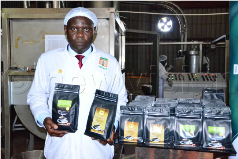 NUCAFE branded roasted and packaged coffee products